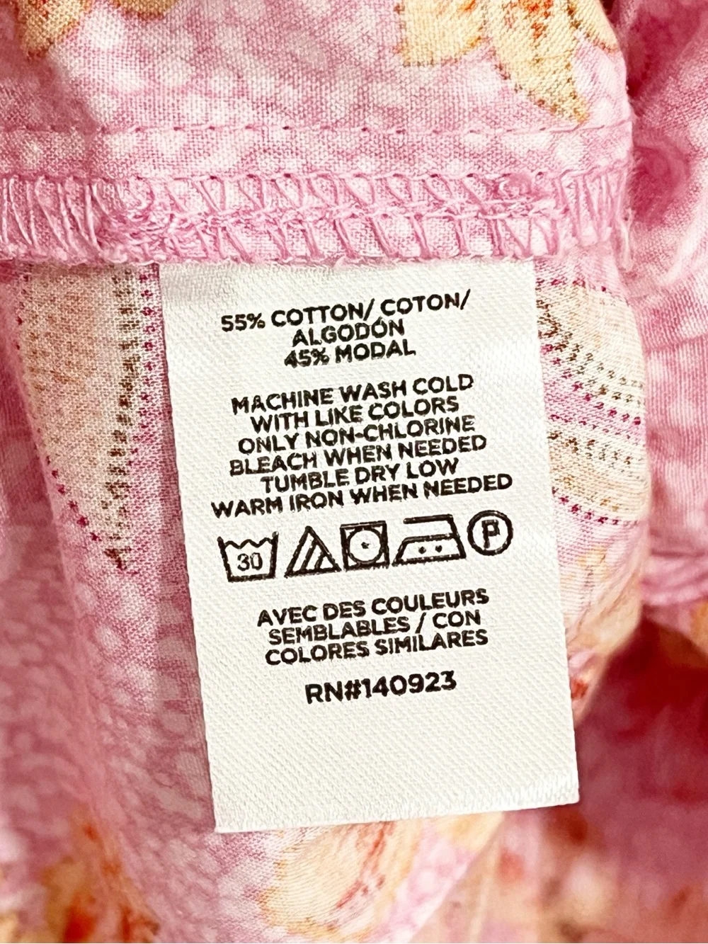 NWT!  LOFT Pink Floral Smocked Peplum Top Puff Sleeves Medium Cottage Boho